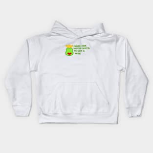 A Frog Prince Date Kids Hoodie